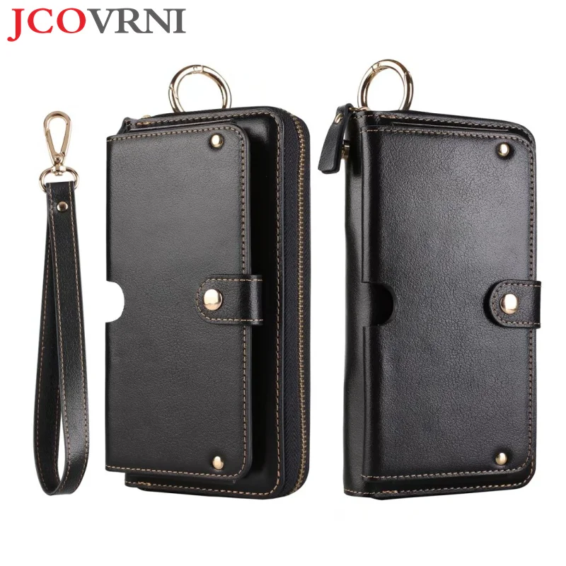 

JCOVRNI Luxury multifunction leather wallet for iphone7 7plus 6 6plus full fit 4.7 inch in 5.5 inch wallet phone back cover case