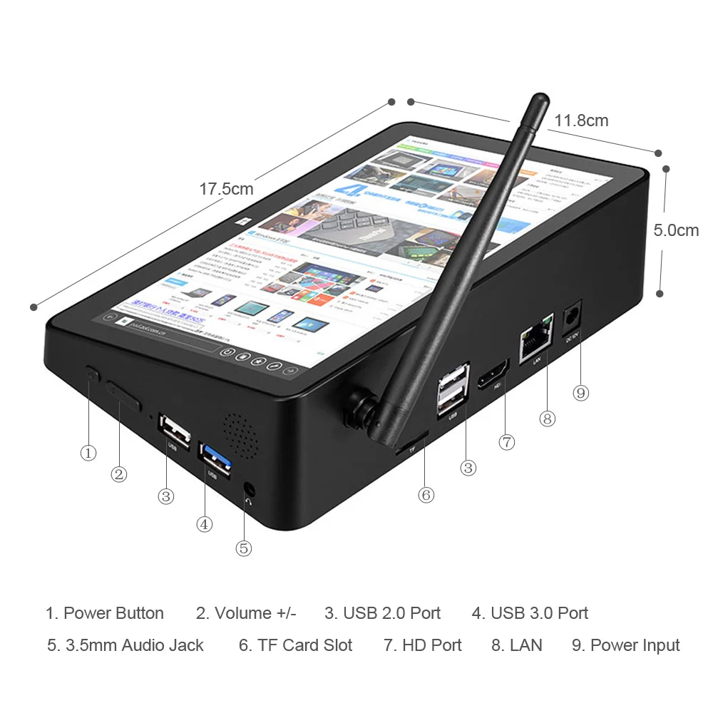 PiPO X8PRO Mini PC Dual OS Smart TV Box 64 Bits 2GB/32GB Bluetooth 4.0 WiFi 100M LAN 1080P HD Media Player IPS Touch Screen PC PiPO X8PRO Mini PC Dual OS Smart TV Box 64 Bits 2GB/32GB Bluetooth 4.0 WiFi 100M LAN 1080P HD Media Player IPS Touch Screen PC