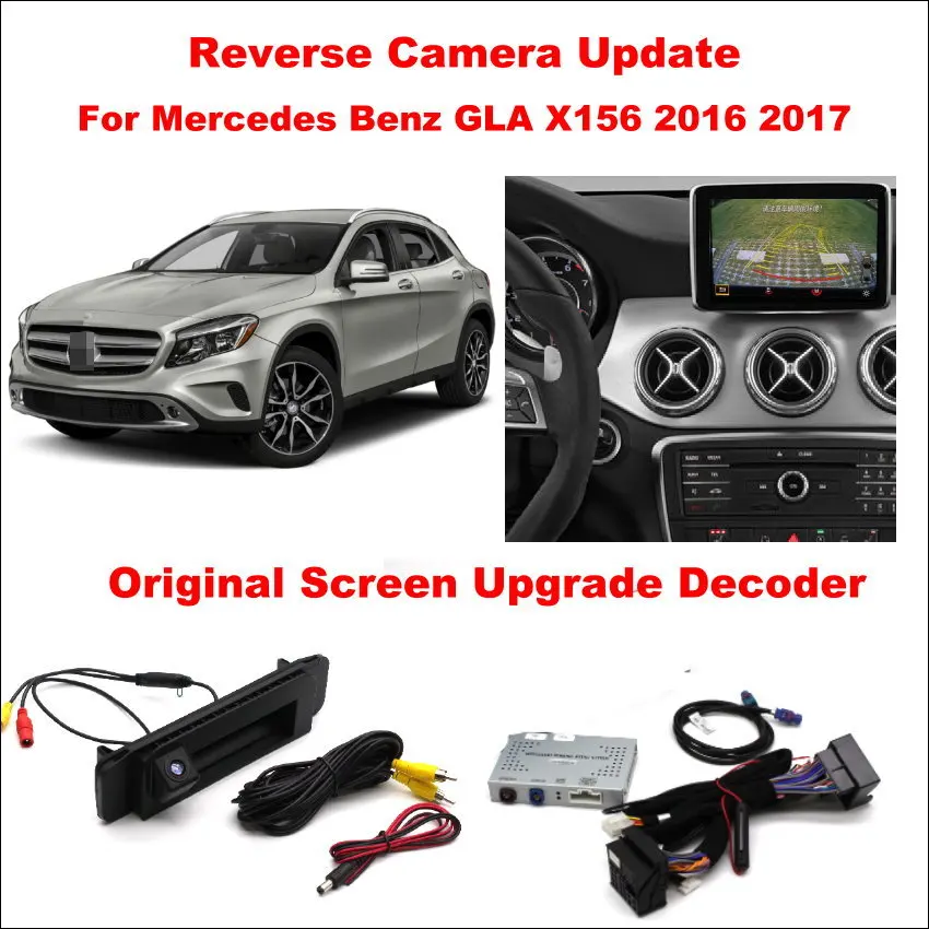 Автомобильная камера заднего вида для Mercedes Benz GLA X156 2016 2017 Передняя оригинальный