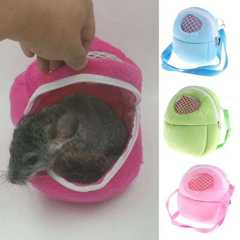 

Fashion Design Small Pet Rat Hamster Hedgehog Chinchilla Ferret Carrier Warm Hanging Bag Supply