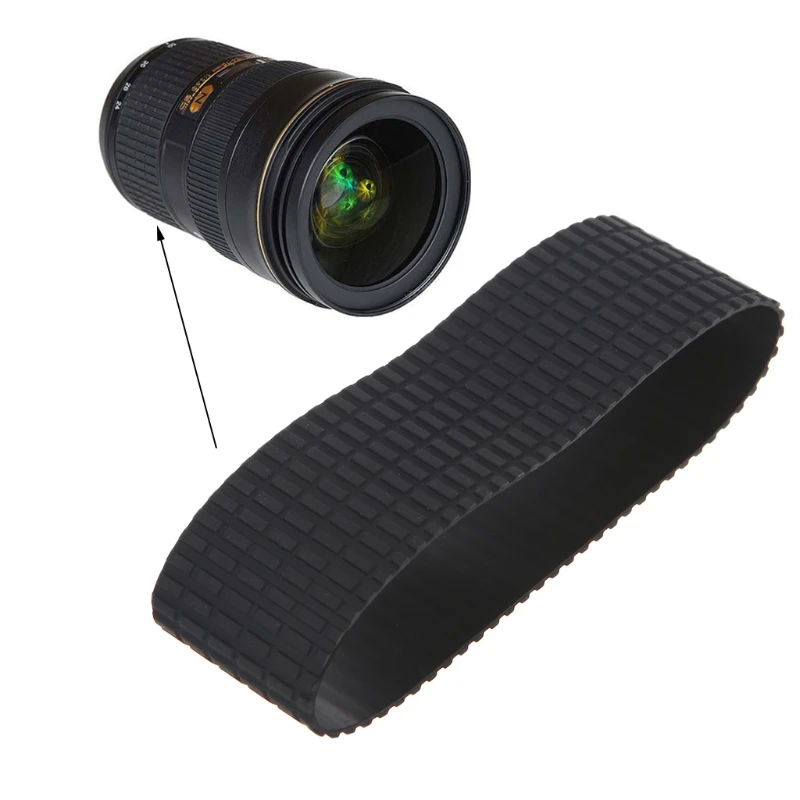 New Camera Lens Zoom Grip Rubber Ring Replacement Part For Nikon 24