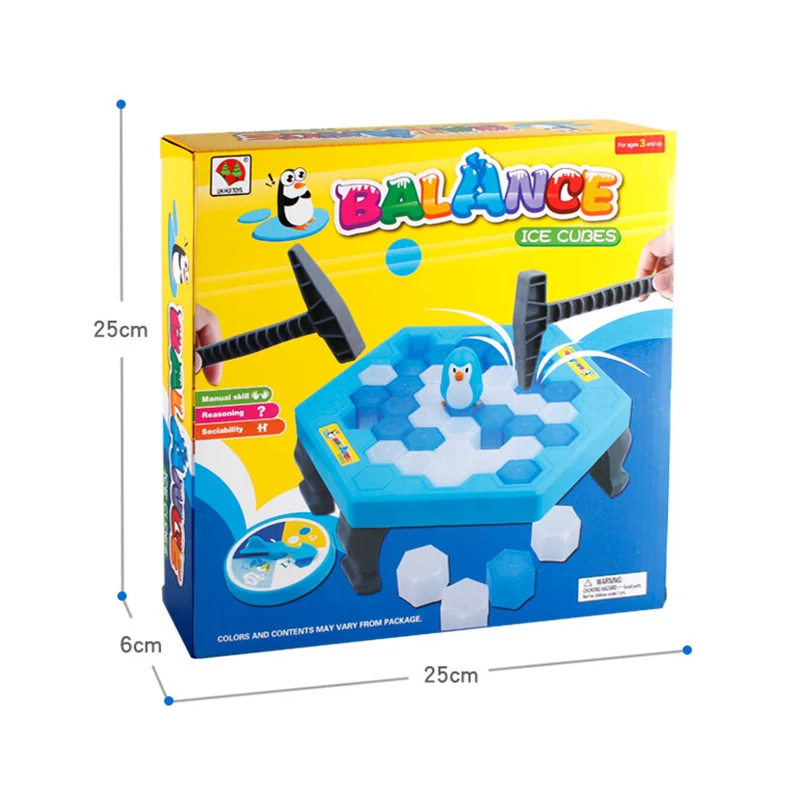 1 комплект маленький спасти пингвина ловушка ледокол игровой блок игрушка забавный Для детей подарок AN88