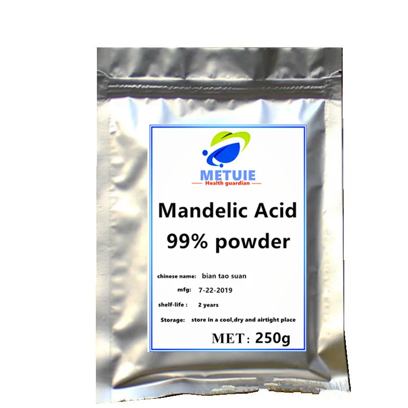 

Mandelic acid powder 99% cosmetic raw material with high quality and purity body festival glitter for face used freckle removing