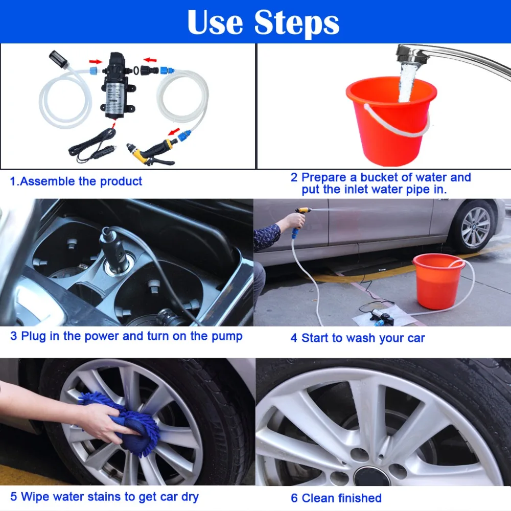 High Pressure Electric Car Wash Pump Kit (12)