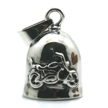 

316L Stainlesss Steel Biker Polishing Motorcycle Jingle Bell Pendant