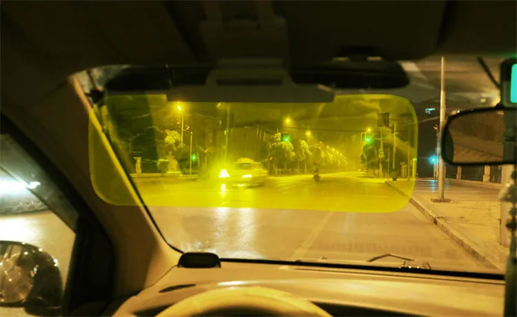 Солнцезащитный козырек автомобиля HD ослепительно Goggle день Ночное видение вождения зеркало УФ раза откидной HD Clear View козырек очки