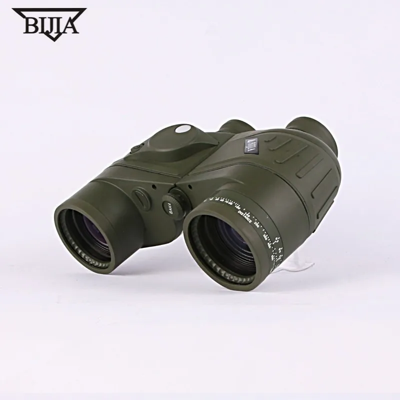Binoculars 7x50 Military Standard Telescope Non-infrared Night Vision Hunting Nautical Compass + Ranging + with Coordinates