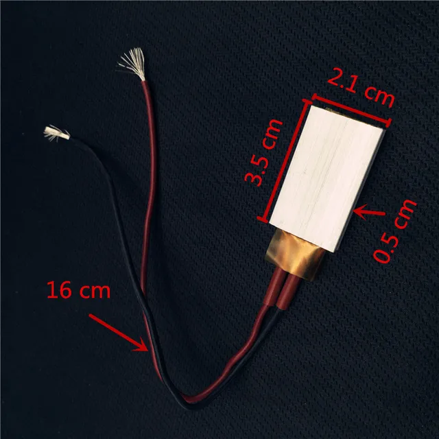 2 Pcs PTC Ceramic Heater Thermostat 24V Aluminum Heating Plate Tablets Insulation 70 110 220 Degrees Celsius Heating Element 2