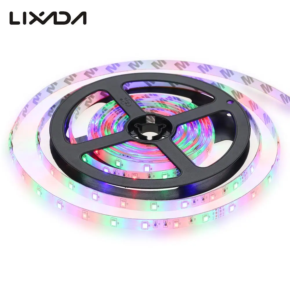 

5M 270 LED Strip Light RGB Color 2835 SMD 4 Adjustable Brightness Background Remote Control Changing 5 Modes LED bande