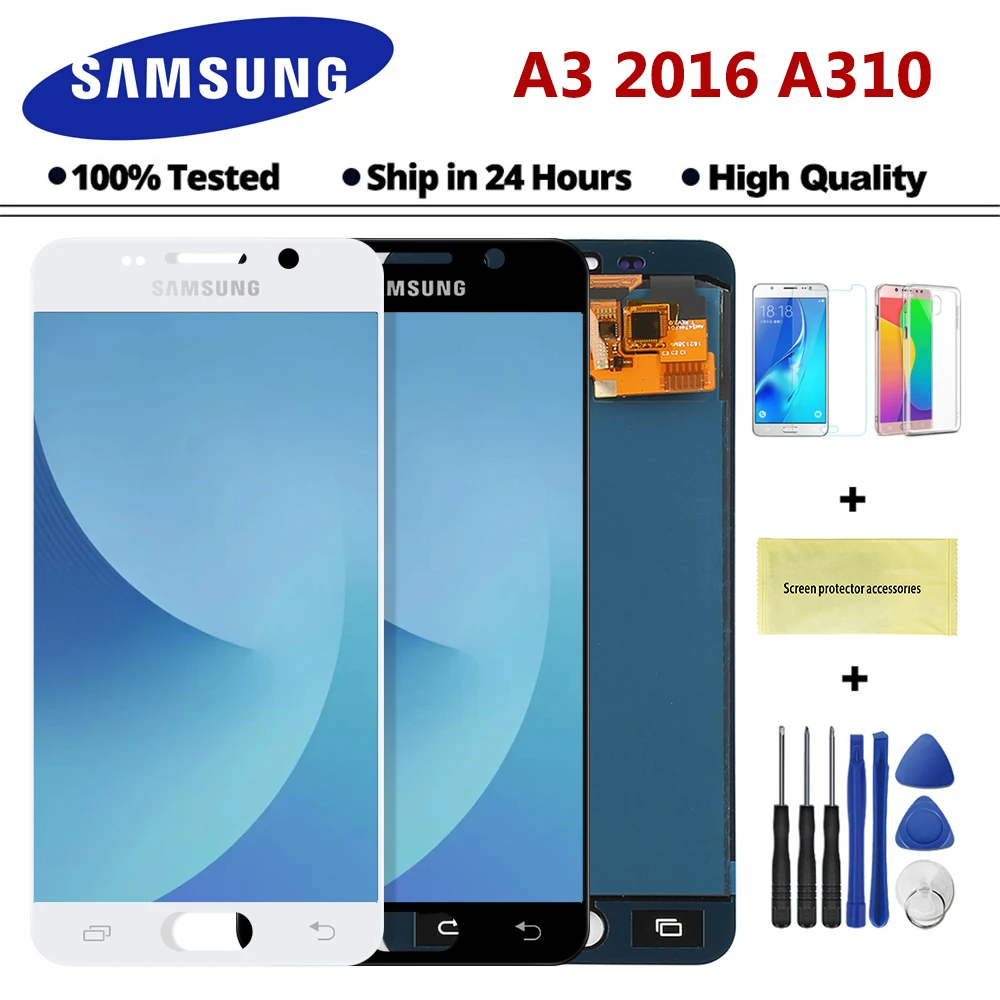 

4.7 inch LCD For SAMSUNG Galaxy A3 2016 A310 A310F Display Touch Screen Digitizer Replacement Display For Samsung A3 2016 LCD