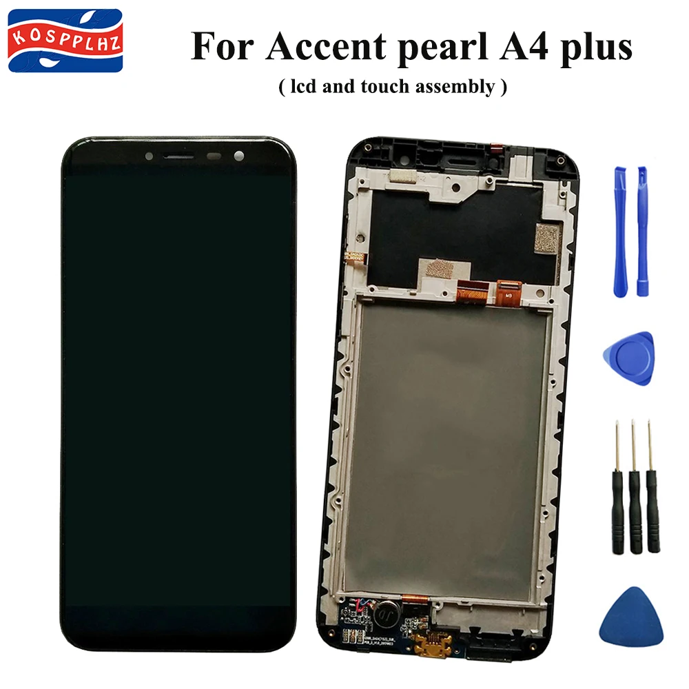 Новинка для Accent pearl A4 plus ЖК дисплей + сенсорный экран дигитайзер сборка рамка