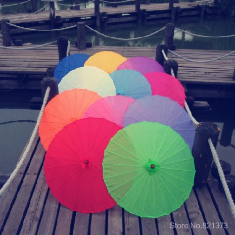Paraguas de de colores chinos, sombrillas blancas y rosas, parasol de color de chino, accesorios de seda japoneses, envío gratis|paper umbrella|colored parasolspink parasol AliExpress