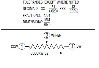 Original novo 100% de alta qualidade potenciômetro