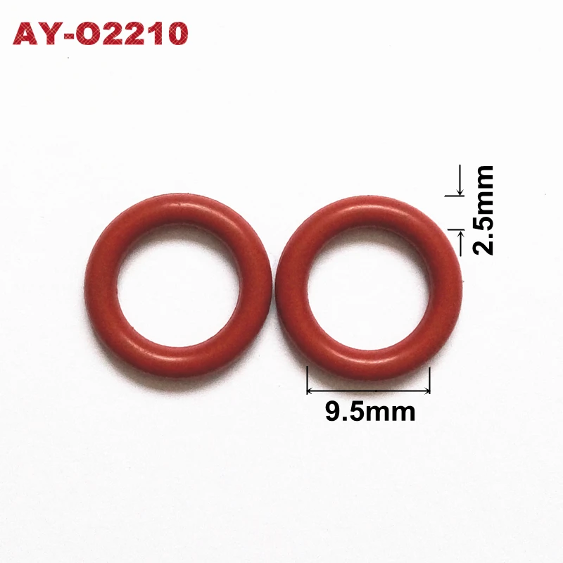 

500pcs fuel injector viton orings 9.5*2.5mm for Chevy Corsa, Meriva, Montana for oem 25345146 AY-O2210 FREE SHIPPING