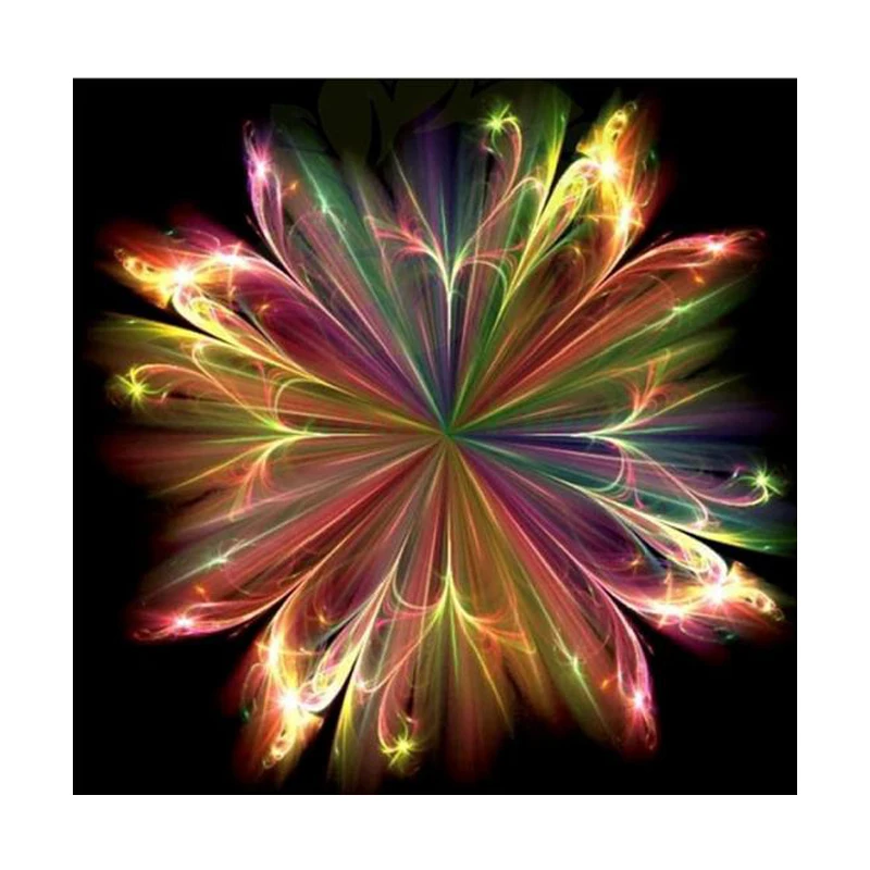 

New Fantasy flower abstract art DIY Crystal full drill 5D diamond painting 3D cross stitch kits mosaic round rhinestone FZ676