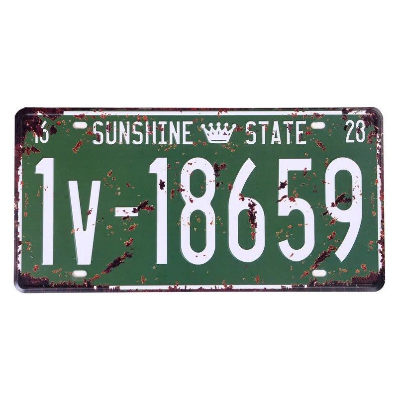 30*15cm Maryland Sunshine State Tin Signs Route Car Numbe Vintage Metal Garage License Plate Plaque Poster Bar Club Wall C2