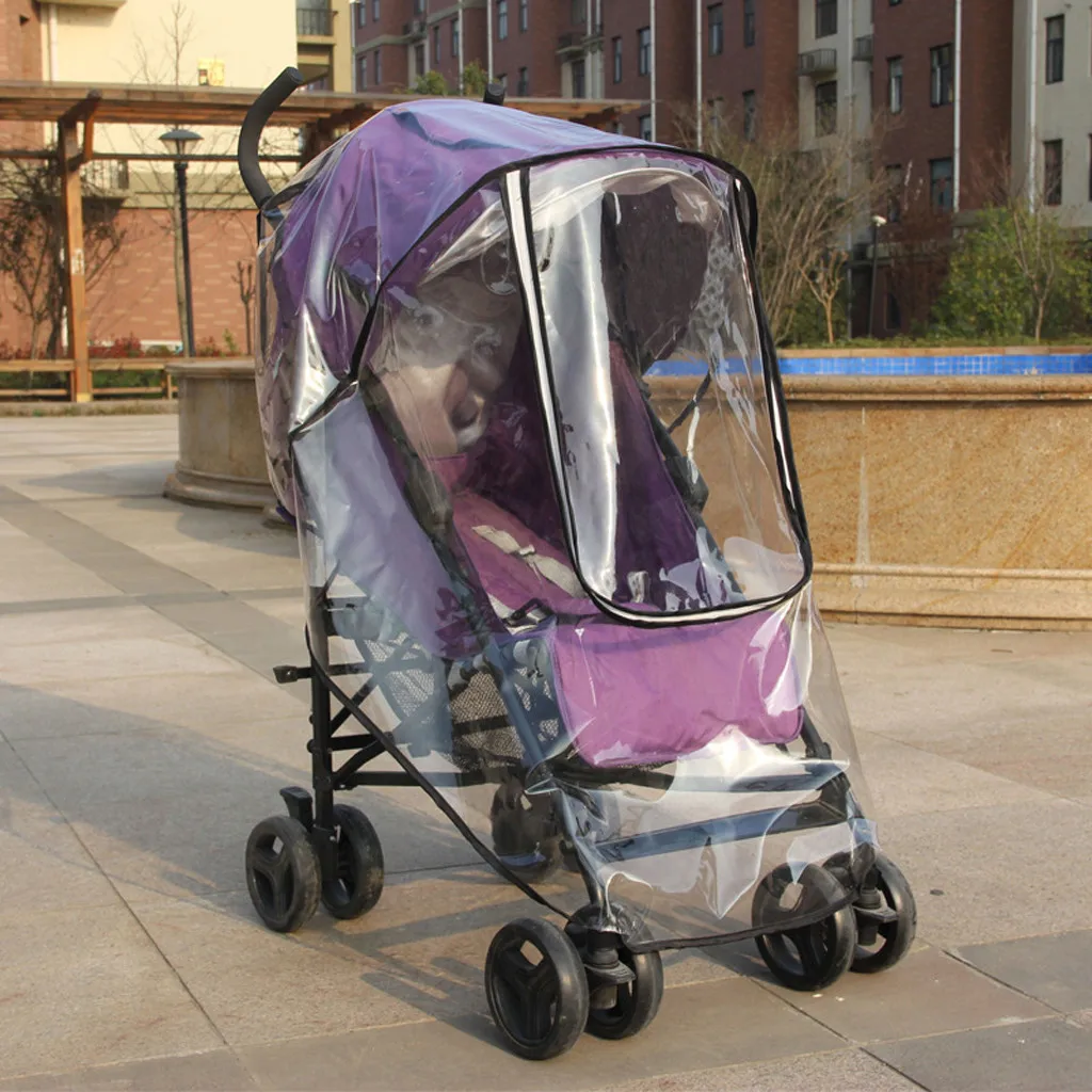 stroller rain cover with zipper