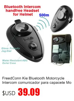 FreedConn 3 шт. обновленный TCOM-SC BT Bluetooth мотоциклетный шлем домофон гарнитура с ЖК-экраном+ fm-радио