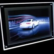 1" x 24" настенный акрил реклама фоторамки, светодиодный модуль подсветки водонепроницаемый лайтбокс