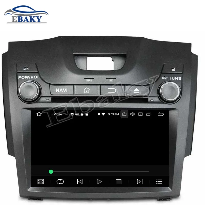 Cheap NaviTopia 8inch 4GB RAM 64GB ROM Octa Core Android 9.0 Car DVD Player For Chevrolet  S10/Isuzu D-Max 2013-2014 Radio Audio 16