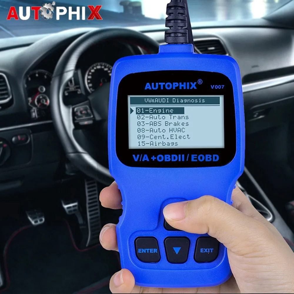 Autophix V007 Car Diagnostic Scanner for Volkswagen VW Audi Skoda ABS