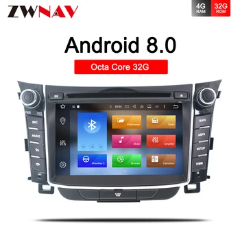 

4+32G Octa 8 core android 8.0 car dvd for Hyundai I30 Elantra GT 2012 2013 2014 2015 2016 multimedia car radio gps navigation BT