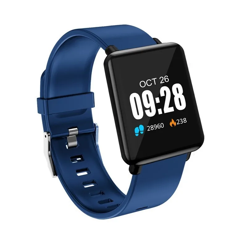 

Smart Bracelet 1.44 Color Screen IP67 Waterproof Heart Rate Blood Pressure Blood Oxygen Monitoring Sports Bracelet Watch