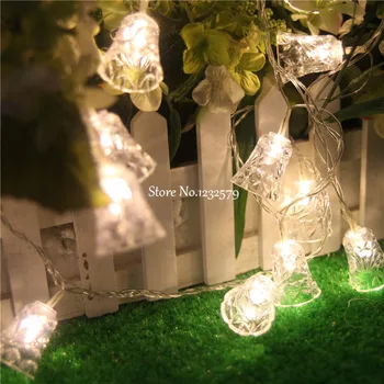 

Multicolor 20/30/40/50/80 LED Fairy String Lights Battery Operated Bell Shape 2M/3M/4M/5M/10M Christmas Xmas Party Garland