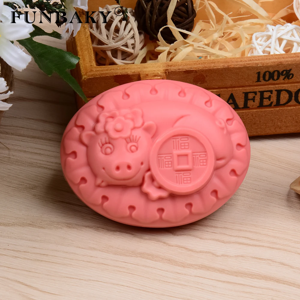 FUNBAKY 3D круглые силиконовые формы в форме сердца инструменты для украшения торта