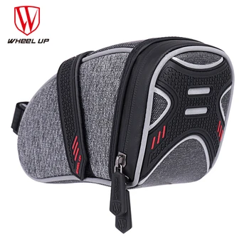 

WHEEL UP Cycling Rainproof Reflective Saddle Bag Bicycle Bike Bag With Light Hook Tube Rear Tail Seatpost Bag Bike Accessories