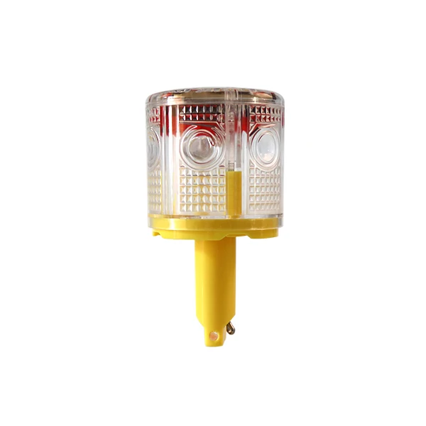Защита от дождя оптический контроль светодиодный без переключателя Солнечный Предупреждение сигнальная лампа светильник безопасности Сигнал маяка для аварийной ситуации движения сигнальная лампа, светодиодный - Цвет: white Pillar