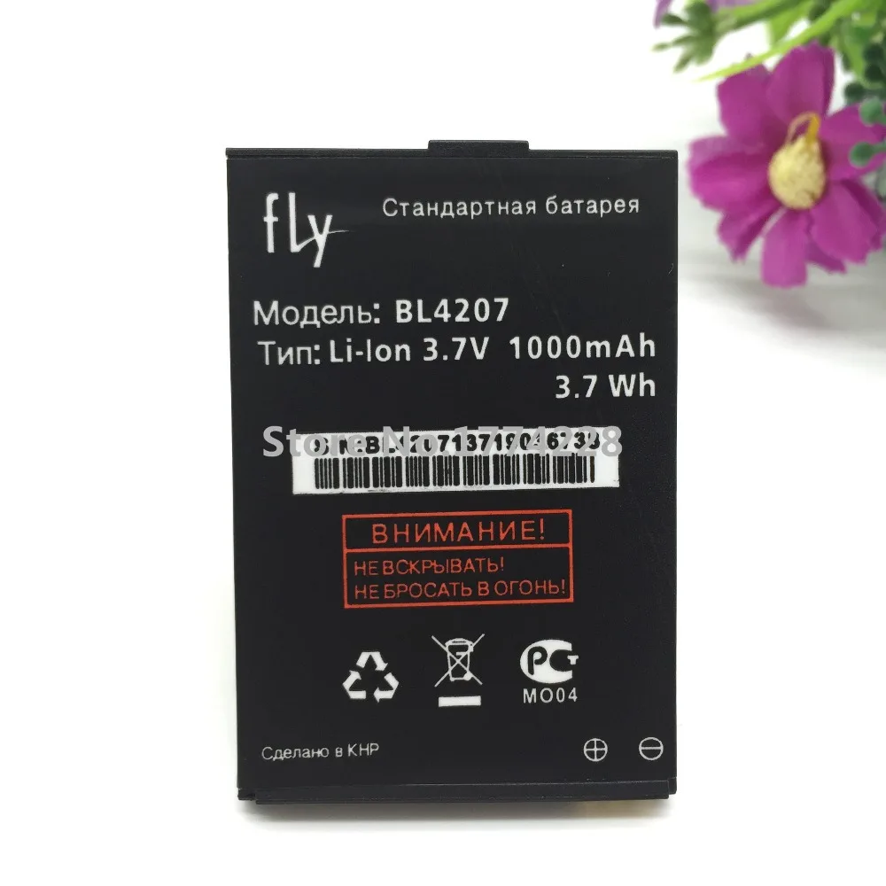 MLLSE BL4207 1000 мАч аккумулятор для FLY Q110 TV мобильный телефон | Мобильные телефоны и