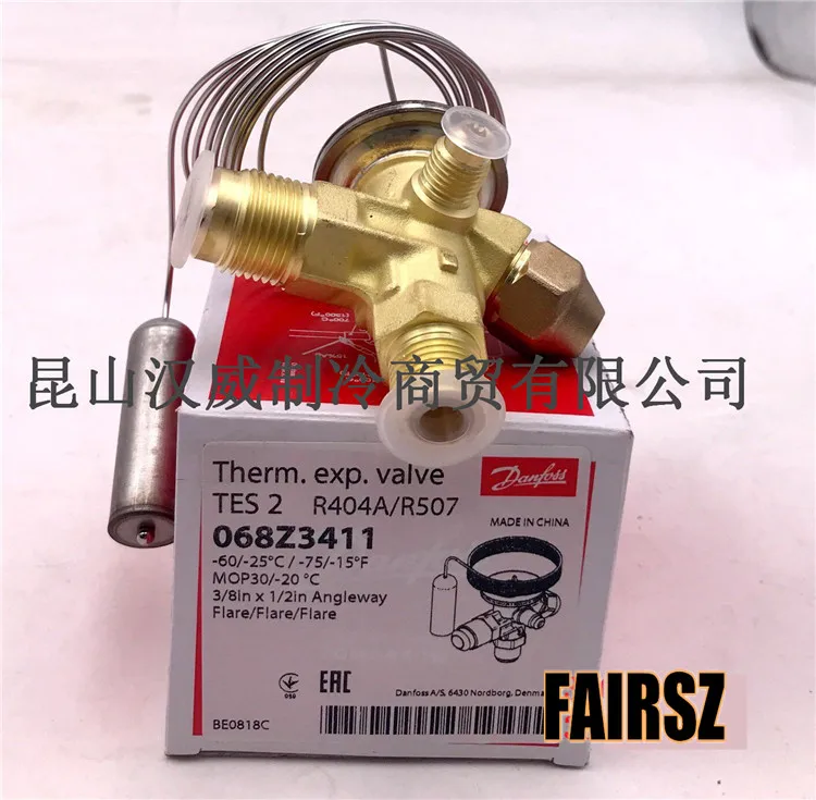 DANFOSS Therm. exp. Клапан TES 2 R404A/R507 068Z3411 тепловой расширительный клапан TES2 068Z3411