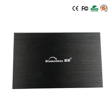 Aluminum hdd caddy 9.5mm high speed hdd box usb 3.0 hdd 2.5 sata usb 3.0 factory price hdd drive caddy hard drive case with 250G