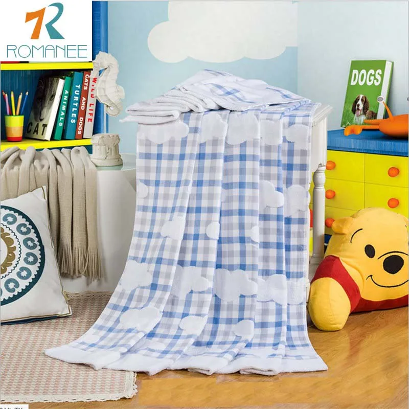 

Romanee Brand 2017 Fashion Plaid Bed Blankets Cloud 150x200/180x220cm on the bed Quilt Sheet 1pcs Home Sofa Travel Drop Shipping
