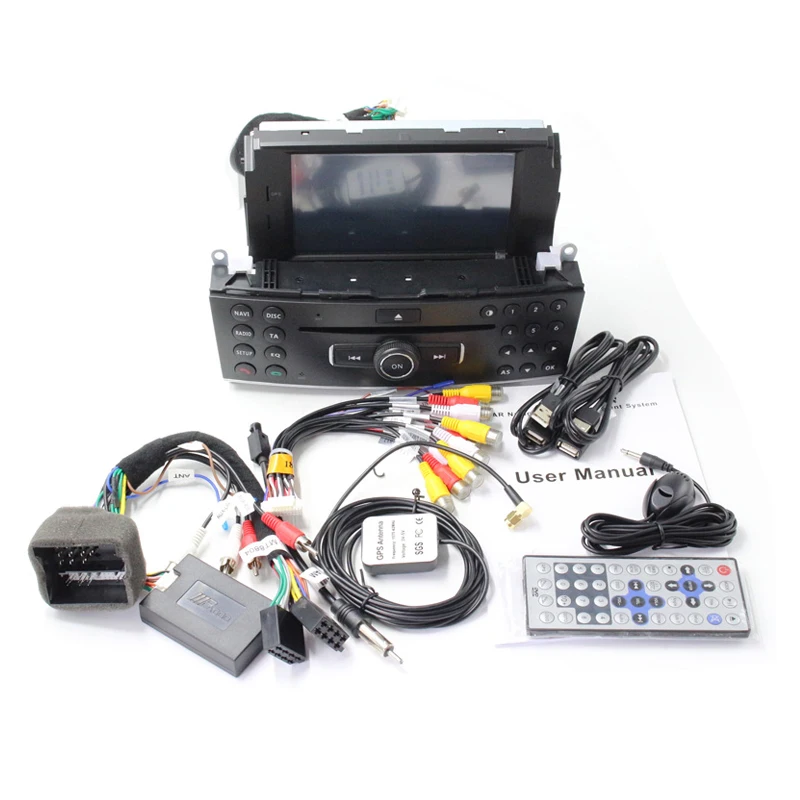 " автомобильный CD DVD плеер gps радио для Mercedes Benz C Class C200 C180 W204 2008 2009 2010 2011 2012 2013 с RDS