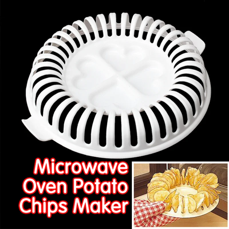 Новый DIY низкокалорийная микроволновая печь Fat Free Чипсы чайник Кухня формы для