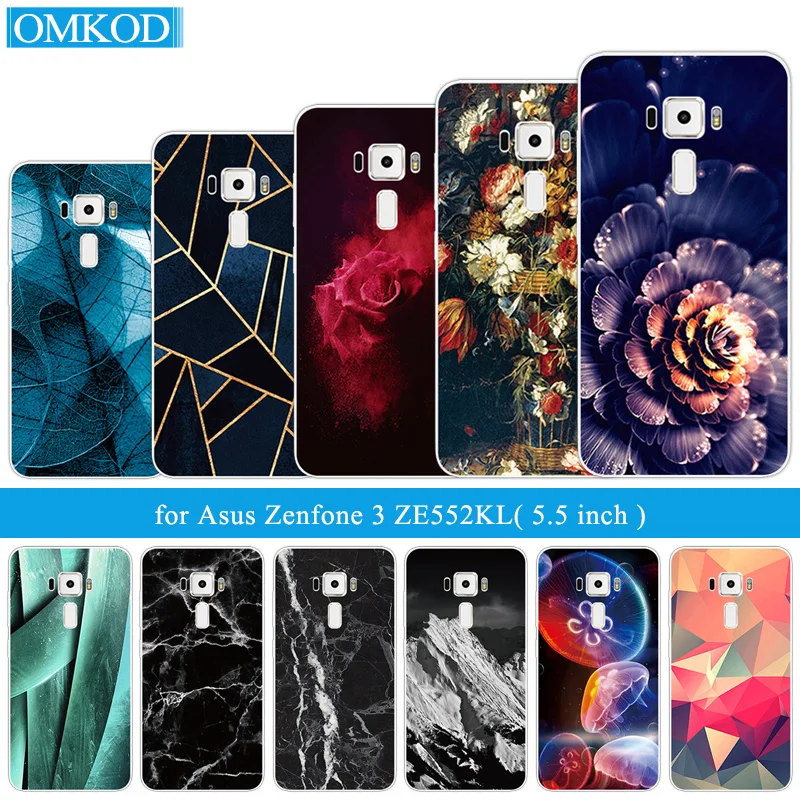

For Asus Zenfone 3 ZE552KL ZE520KL Max ZC550KL Ultra Thin Soft TPU Silicone Back Cover Clear Rhombus Fundas 5.5 inch Coque