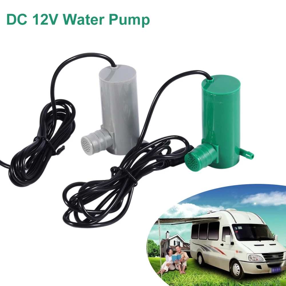 DC Water Pump Submersible 12V Caravan High Flow Camper RV Water Pumps 500L/h for Garden Pond