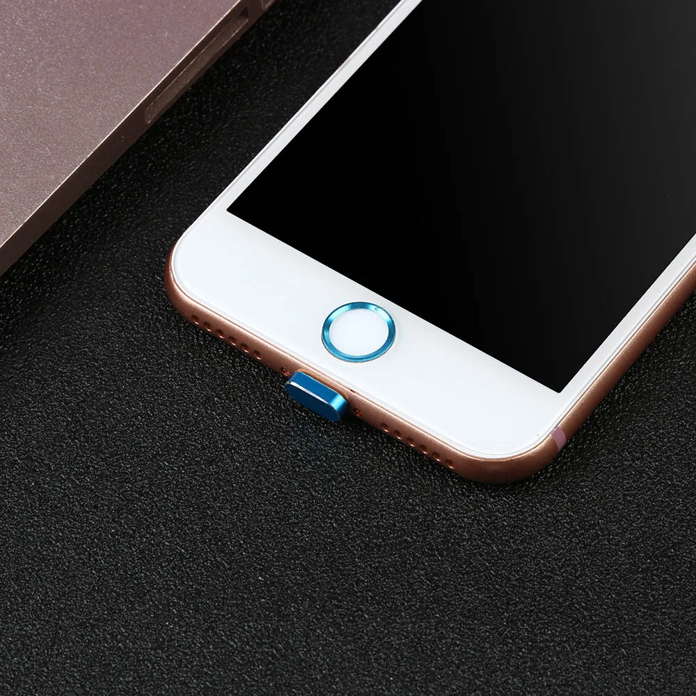 2018 Новинка для Iphone 7/8 Защита объектива + наклейка на кнопку домой Пылезащитная