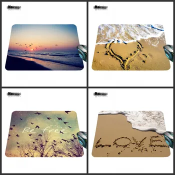 

Mairuige Wholesale New Bird Free Rectangle Anti-skid Durable PC Game Gaming Mouse Pad Mouse Optical Trackball / Scheduling
