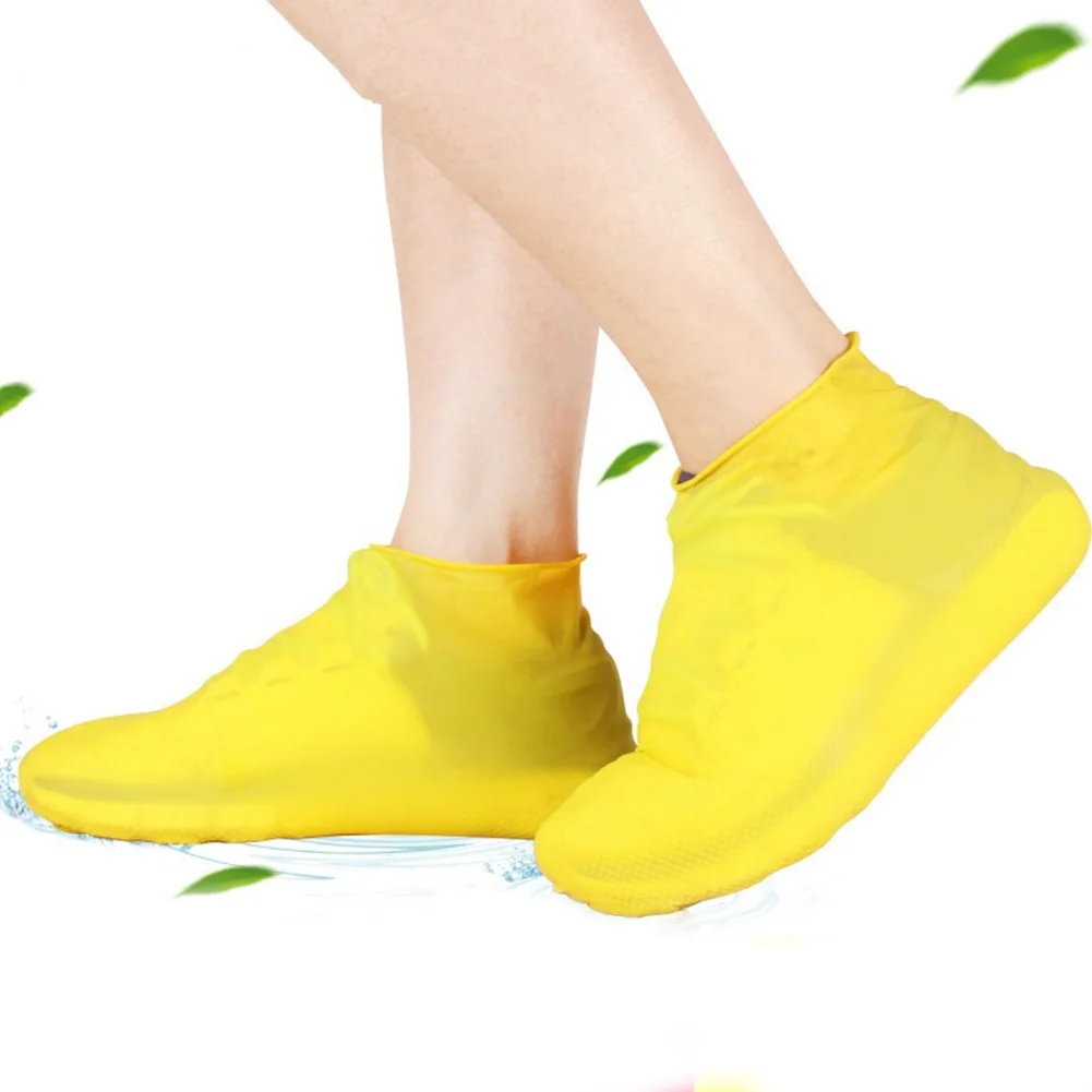 

Hot Anti-slip Latex Shoe Covers Reusable Waterproof Rain Boot Overshoes Shoes #2