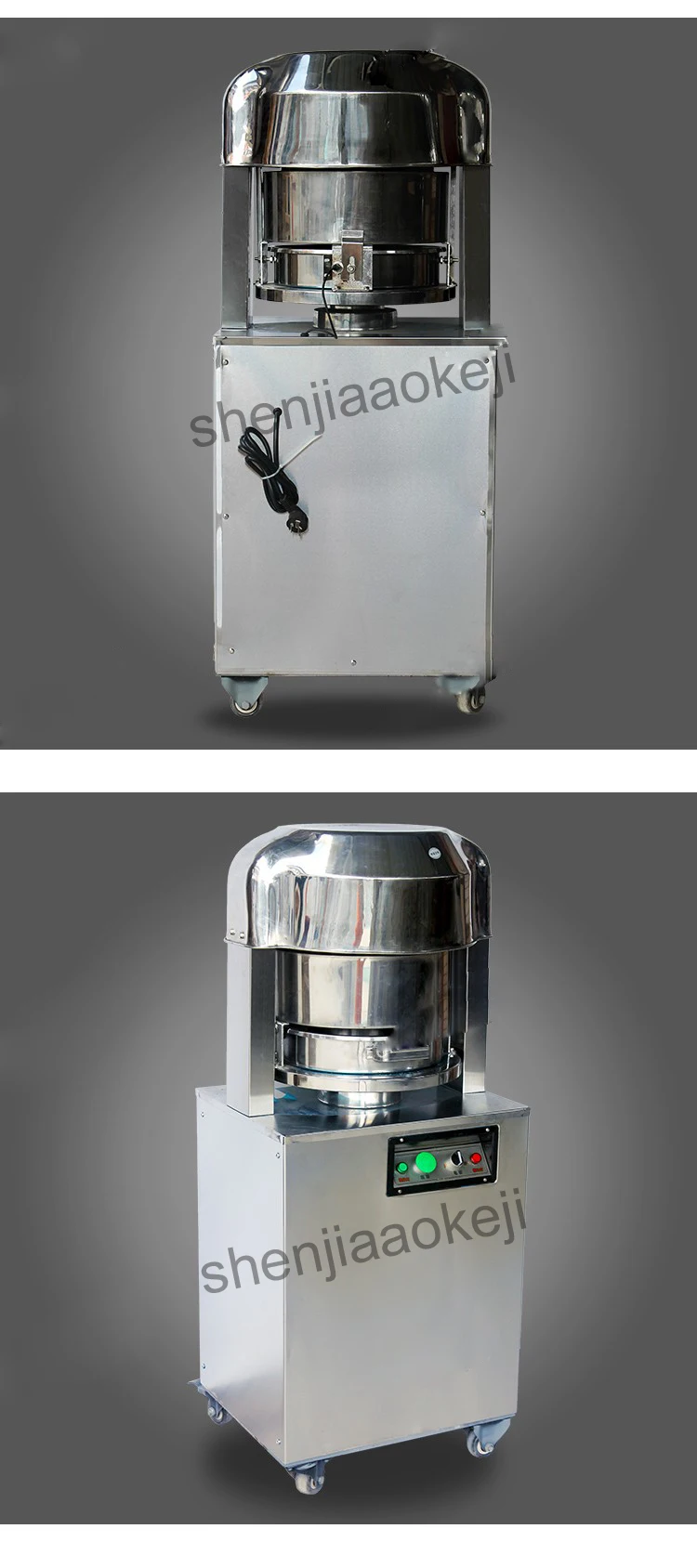 220 В 750 Вт 1 шт. Нержавеющая сталь коммерческих тестоделитель машинка для резки теста хлеб cutter YB-36 Хлеборезка хлебопекарного оборудования