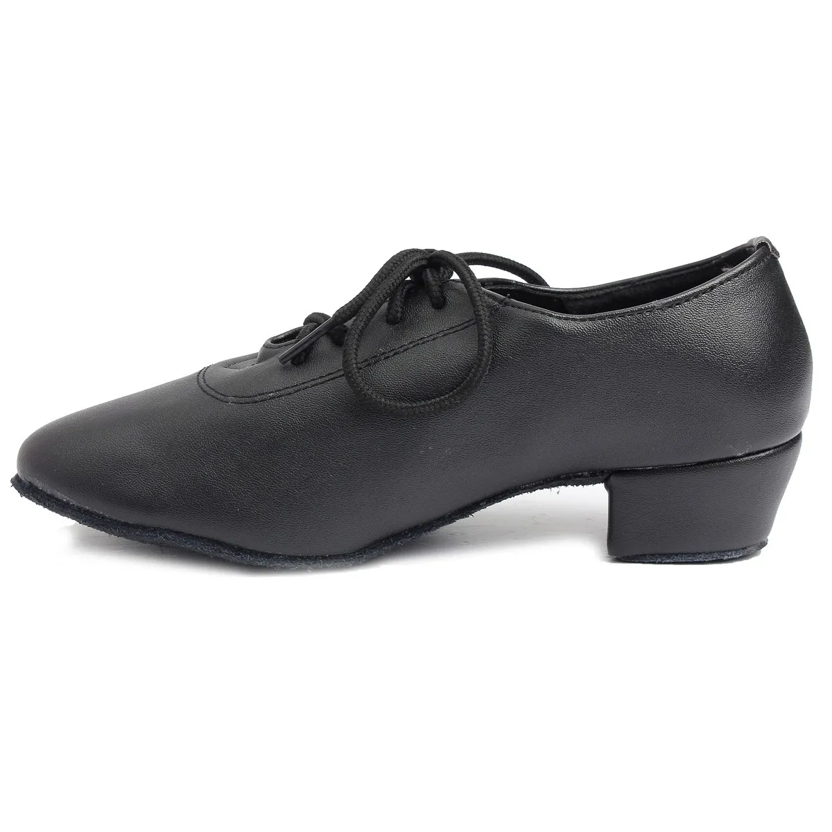 Black Leather Latin Dance Shoes Black Leather Latin Dance Shoes
