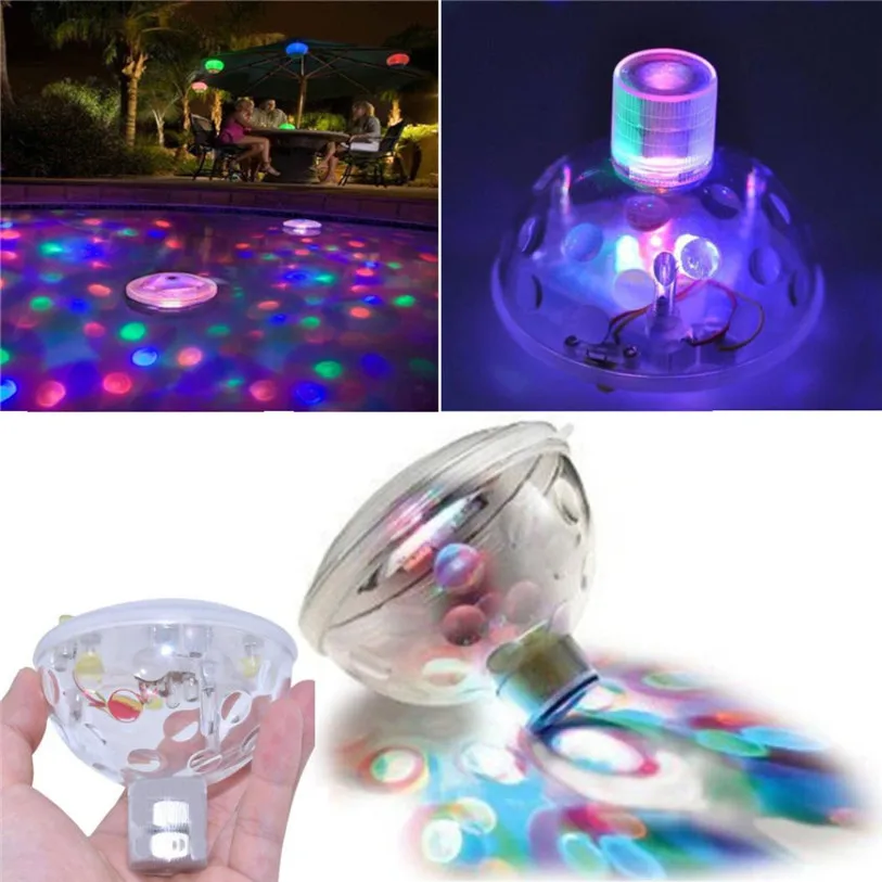 

Floating Underwater RGB LED Disco Light Glow Show Swimming Pool Hot Tub Spa Lamp Outdoor Sports Bike Cycling Accessories WS&40