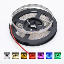 5 m/pack bande de LED lumière Non étanche 5 m SMD 2835 plus lumineux que 3528 5050 Flexible DC 12 V 300 LED s maison bande de fête de noël