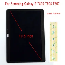STARDE Replacement LCD For Samsung Galaxy S T800 T805 T807 LCD Display Touch Screen Digitizer Assembly 10.5″