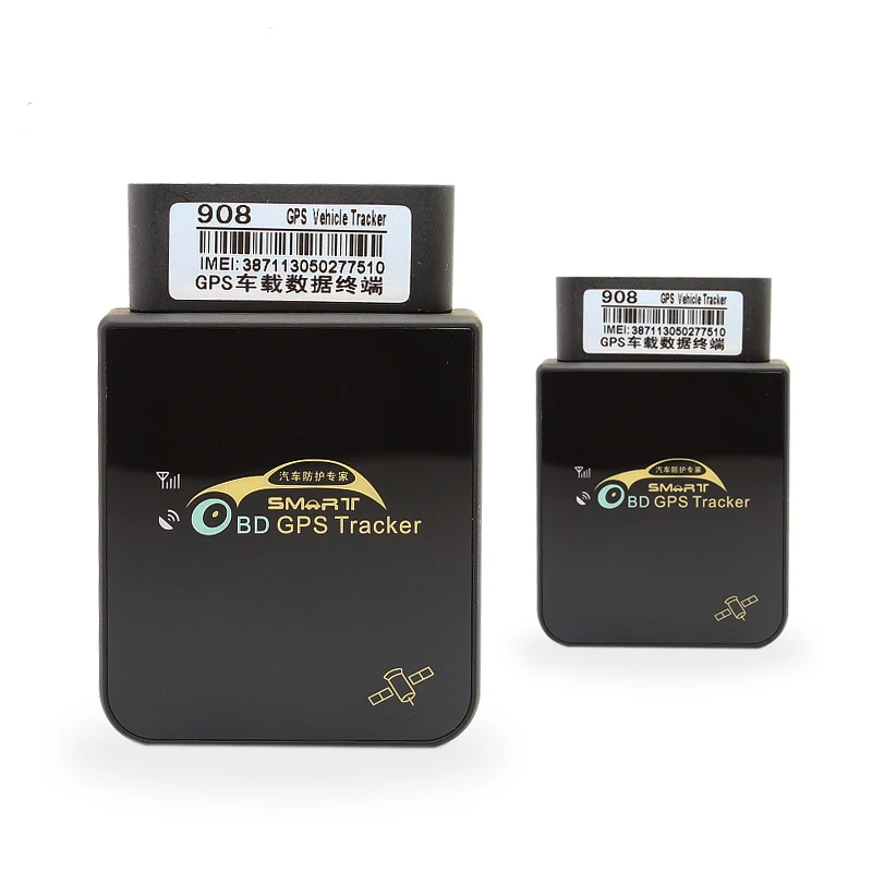 Новый мини OBD II автомобильный GPS трекер GM908 локатор 16PIN разъем автомобиля GSM OBDII