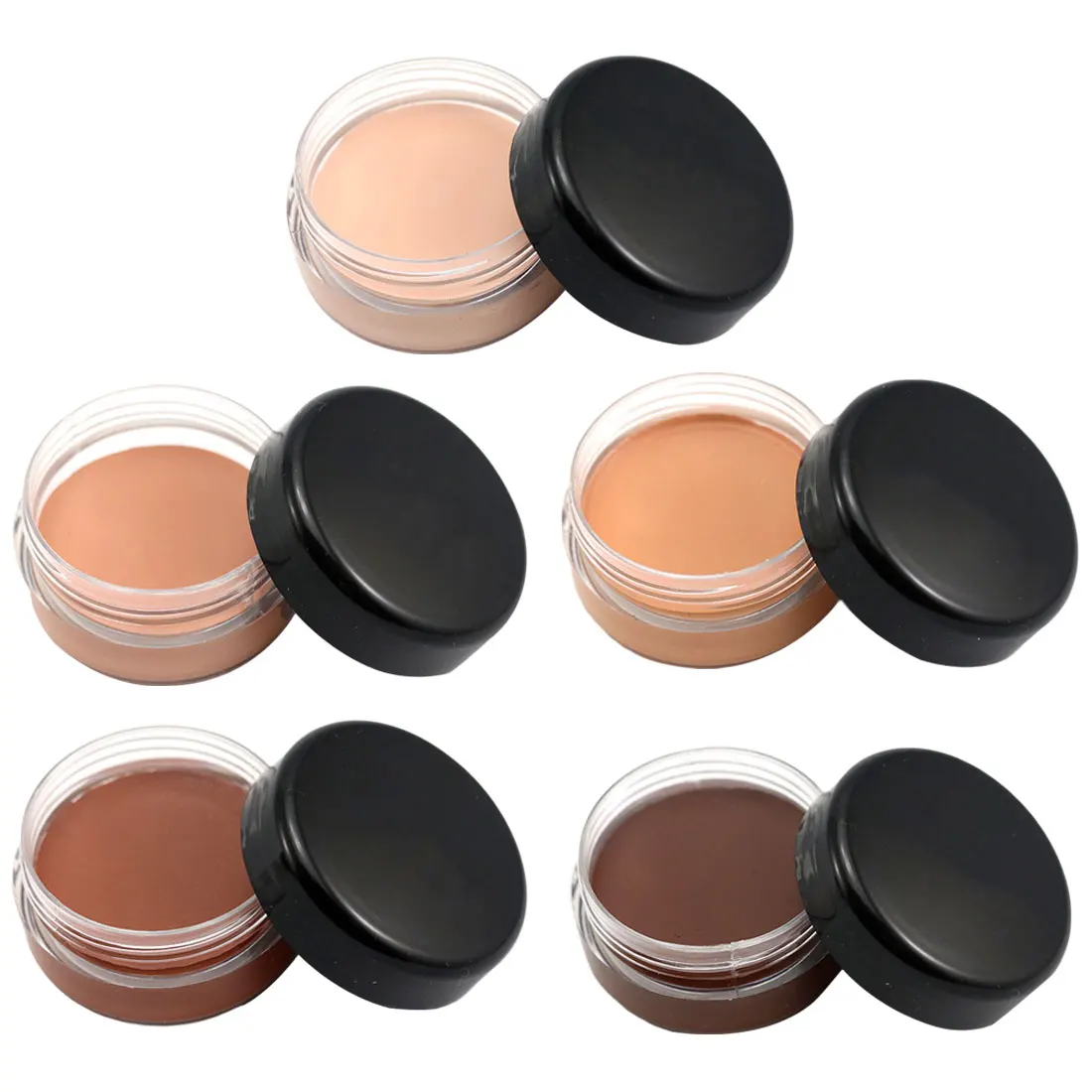 5 color concealer makeup face lip eye pore foundation cream concealer