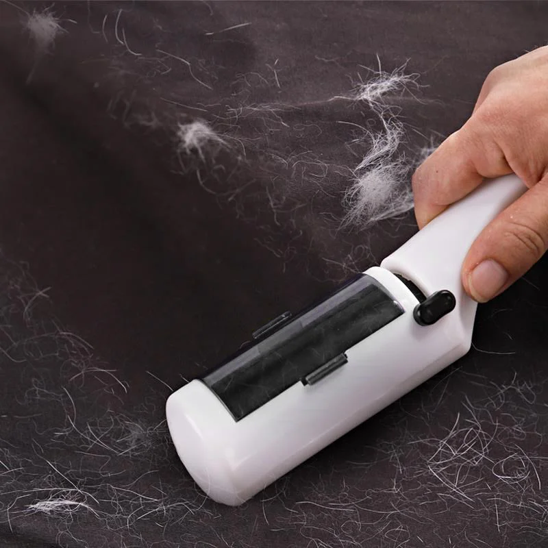 

Manual Sofa Carpet Bed Fur Stick Pet Hair Catcher Remover ABS Roller Brush Lint Cleaning Brush Tool Dust Cleaning Sweeper